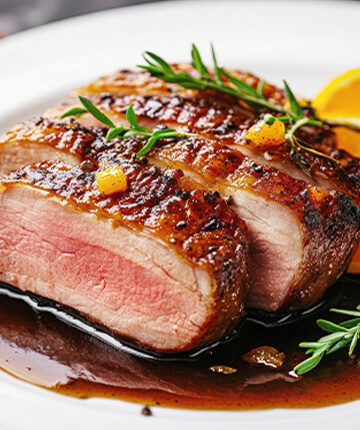 ZARTE ENTENBRUST À L’ORANGE