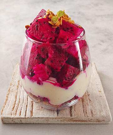 TAPIOKA-PUDDING MIT DRACHENFRUCHT
