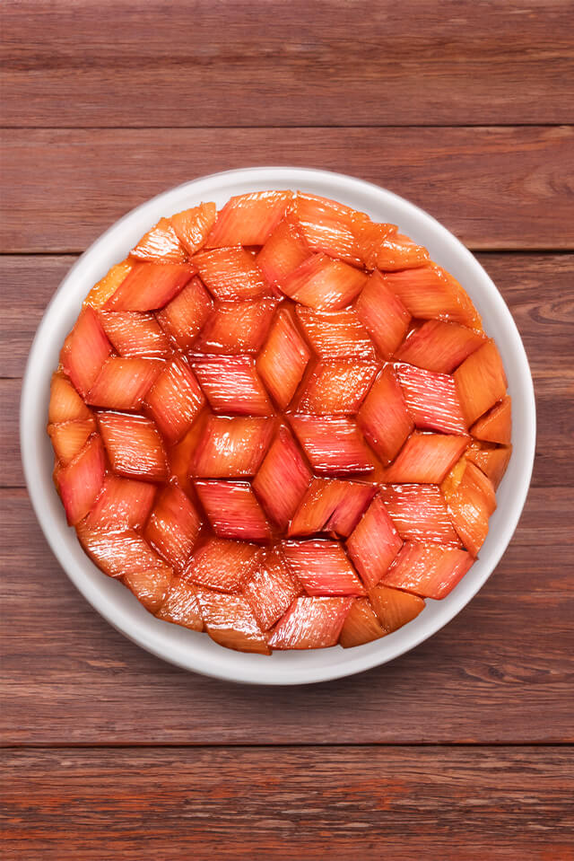 Rhabarber-Tarte-Tatin