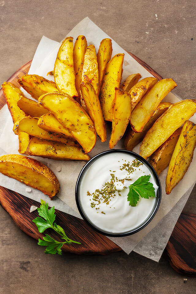 Grillierte Pommes frites